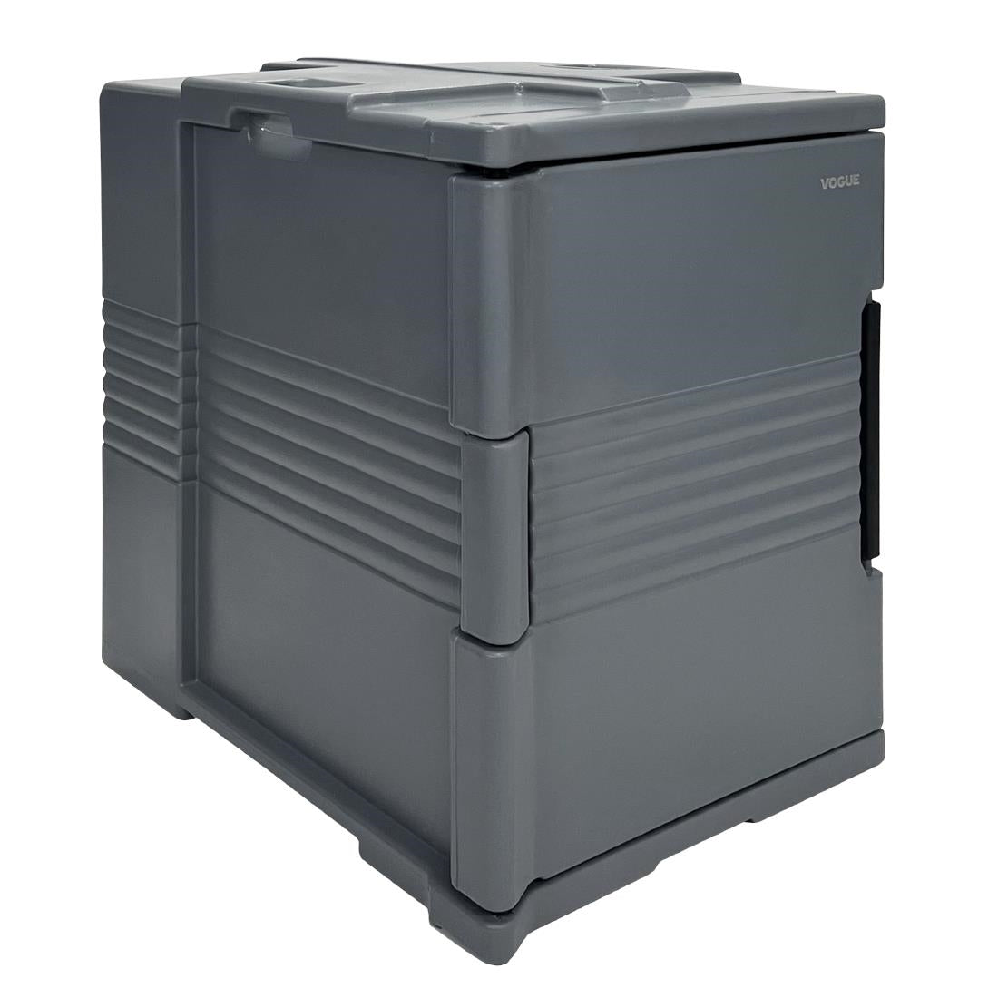 DX993 Vogue Thermo-Box 600 Voorlader Box Zwart Voor GN Bak Afmeting - 465X610x630mm
