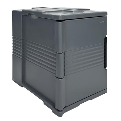 DX993 Vogue Thermo-Box 600 Voorlader Box Zwart Voor GN Bak Afmeting - 465X610x630mm
