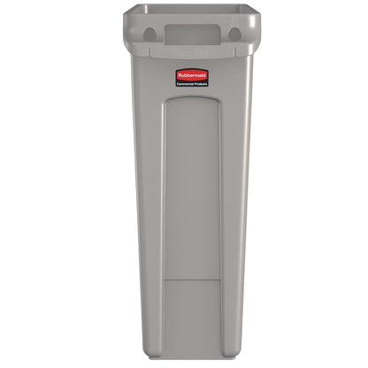 F603 Rubbermaid Slim Jim container met luchtsleuven 60Ltr