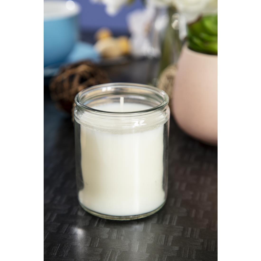 GJ469 Bolsius Starlight kaars in glas wit (8 stuks)