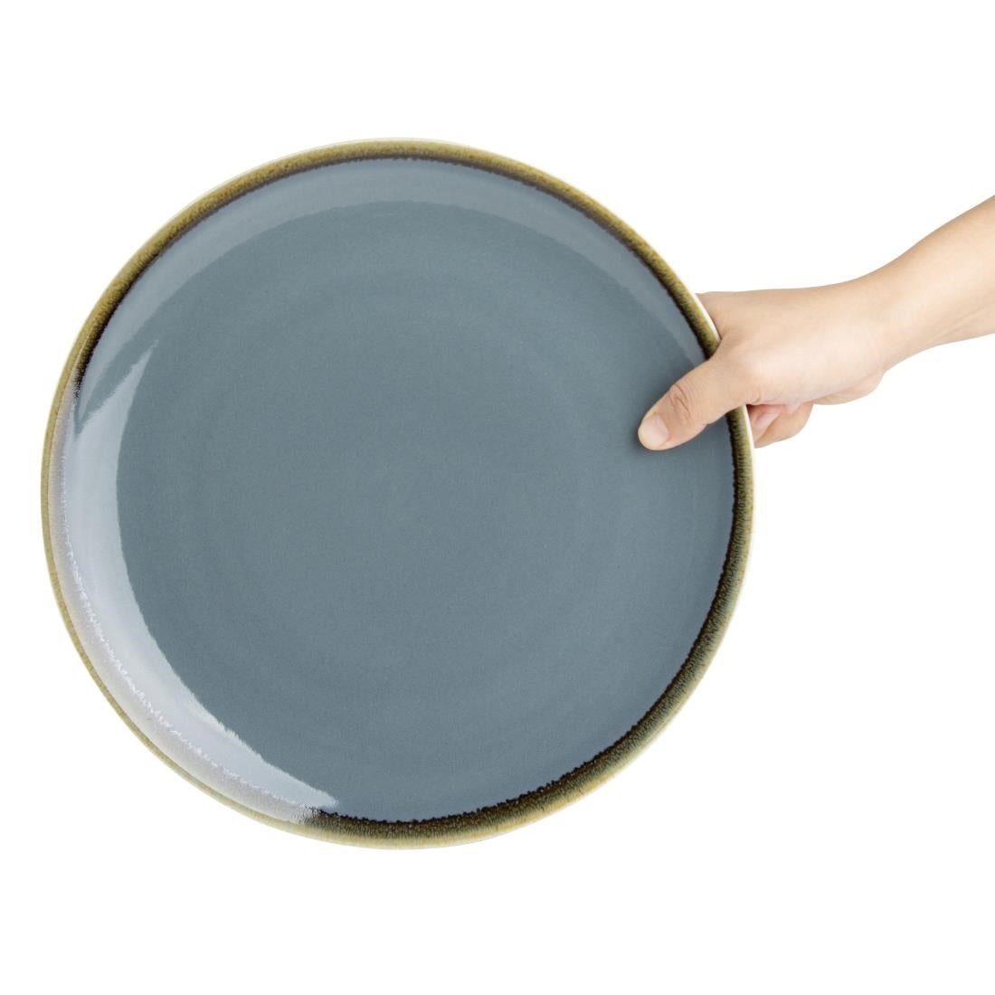 GP465 Olympia Kiln Ronde Borden 28cm Oceaanblauw (4 Stuks)