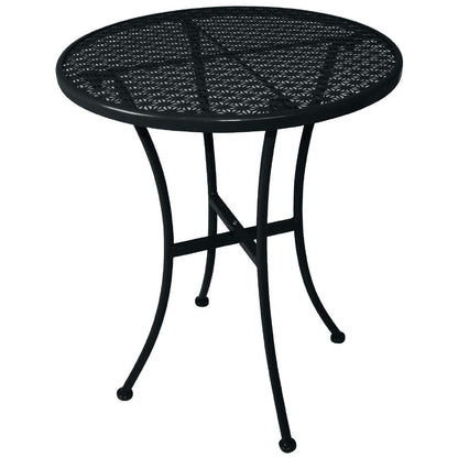 GG705 Bolero ronde stalen bistrotafel zwart 60cm