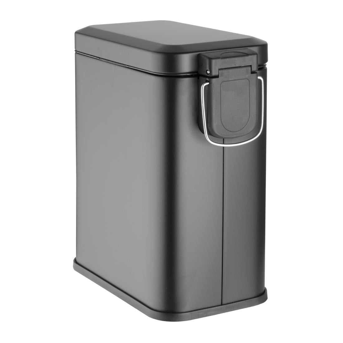 HT476 Jantex Slanke Washroom Prullenbak Zwart 5Ltr