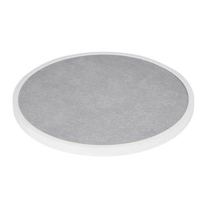 DL485 Bolero Rond Tafelblad Van Glasvezel, Grijs Steeneffect, 580mm