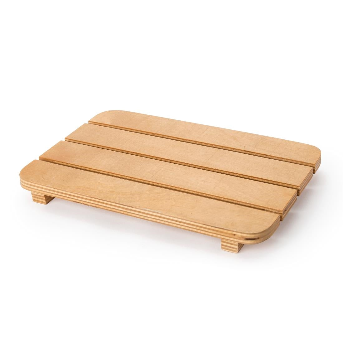 GR388 Houten lattenplateau voor badkamerproducten