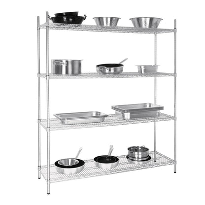 L929 Vogue voorraadrek met 4 schappen 152,5x46cm