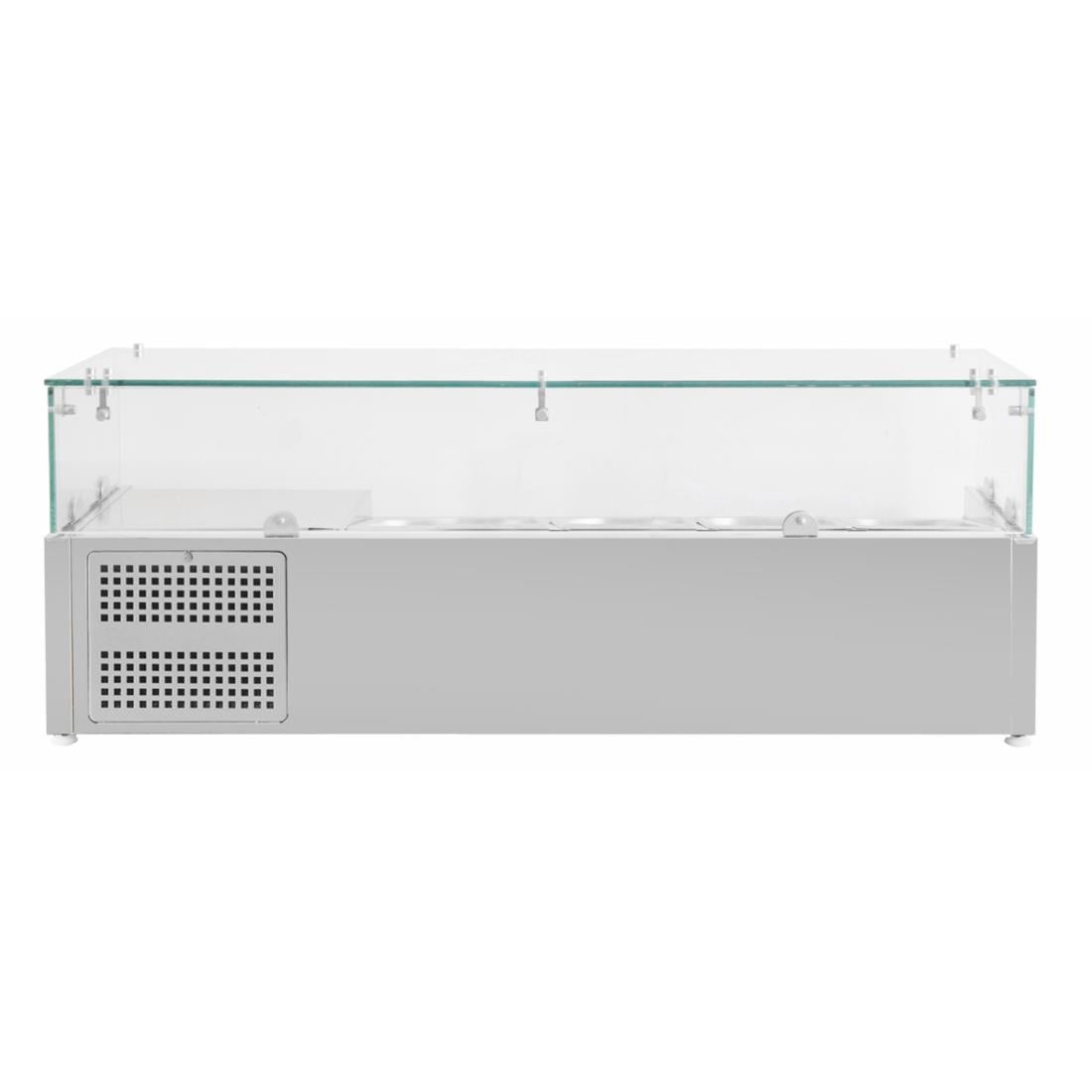 GD875 Polar G-serie opzetkoelvitrine 3x GN 1/3 en 1x GN 1/2