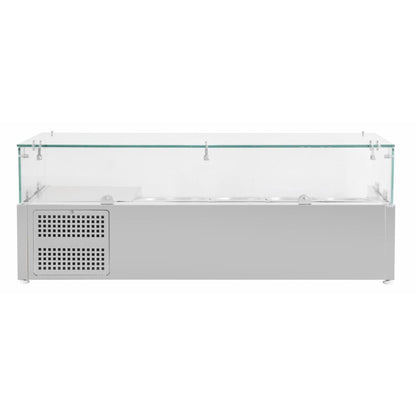 GD875 Polar G-serie opzetkoelvitrine 3x GN 1/3 en 1x GN 1/2