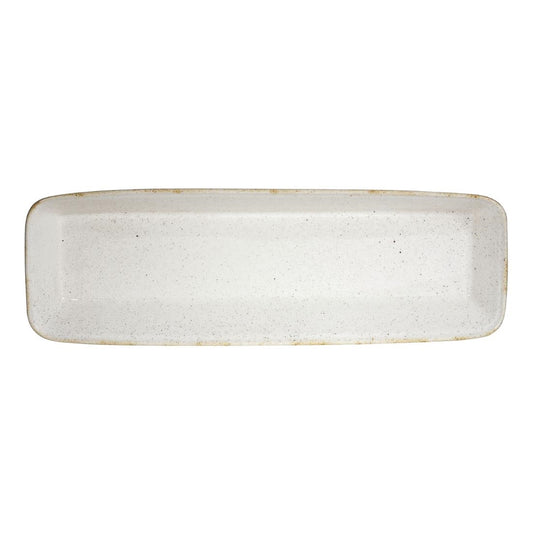 DY203 Churchill Stonecast Hints rechthoekige ovenschalen wit 160 x 530mm (2 stuks)