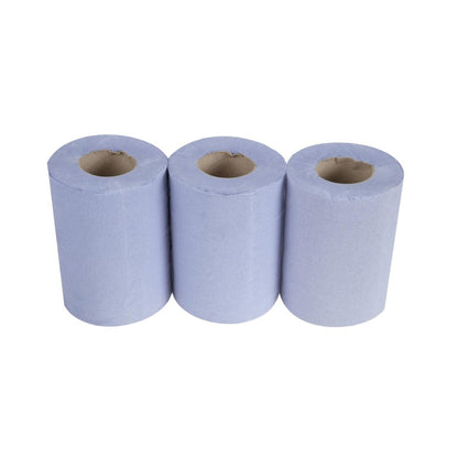 GD728 Jantex blauwe mini centrefeed rollen 1-laags (12 stuks)