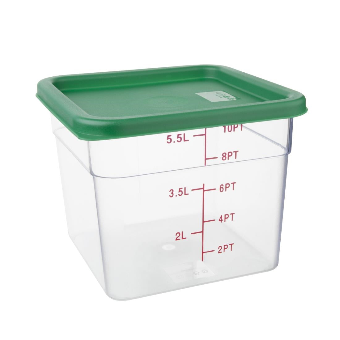 CF047 Hygiplas vierkant deksel groen medium