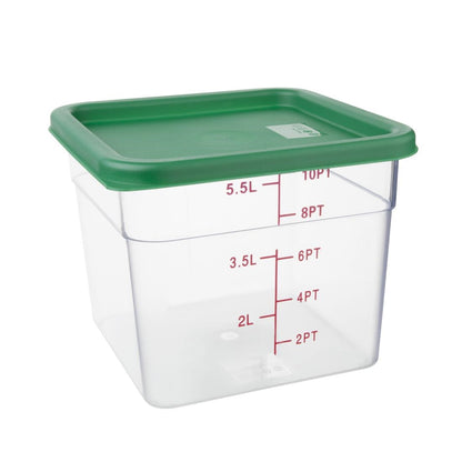 CF047 Hygiplas vierkant deksel groen medium