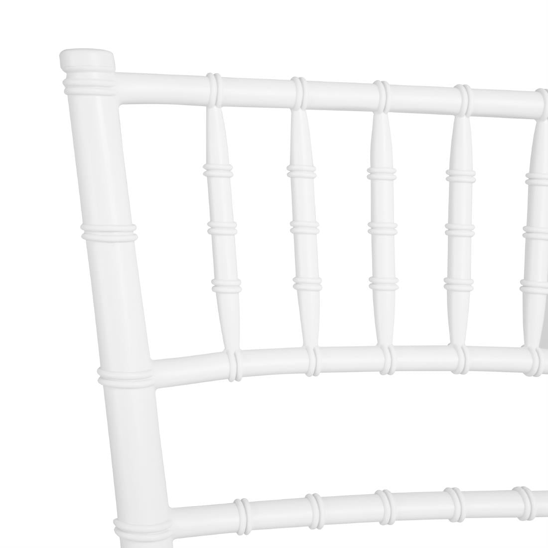 JA998 Bolero Chiavari Polypropyleen Stoelen Wit (4 stuks)