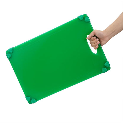 HW004 Hygiplas Commerciële Grip Snijplank Groen 458X306Mm