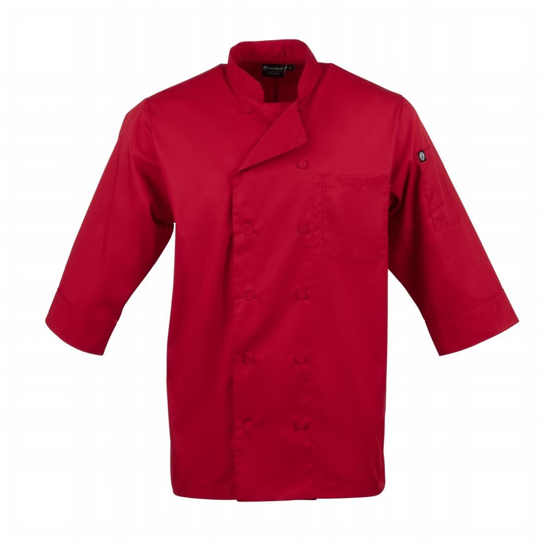 B106-L Chef Works unisex koksbuis rood L