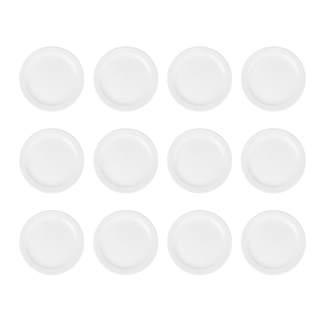 CF364 Olympia Athena Borden Met Smalle Rand 25,4cm (12 Stuks)