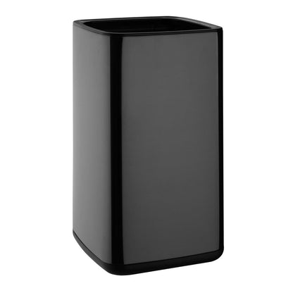 HX260 Bolero Vierkante Afvalbak Titanium Zwart 10Ltr