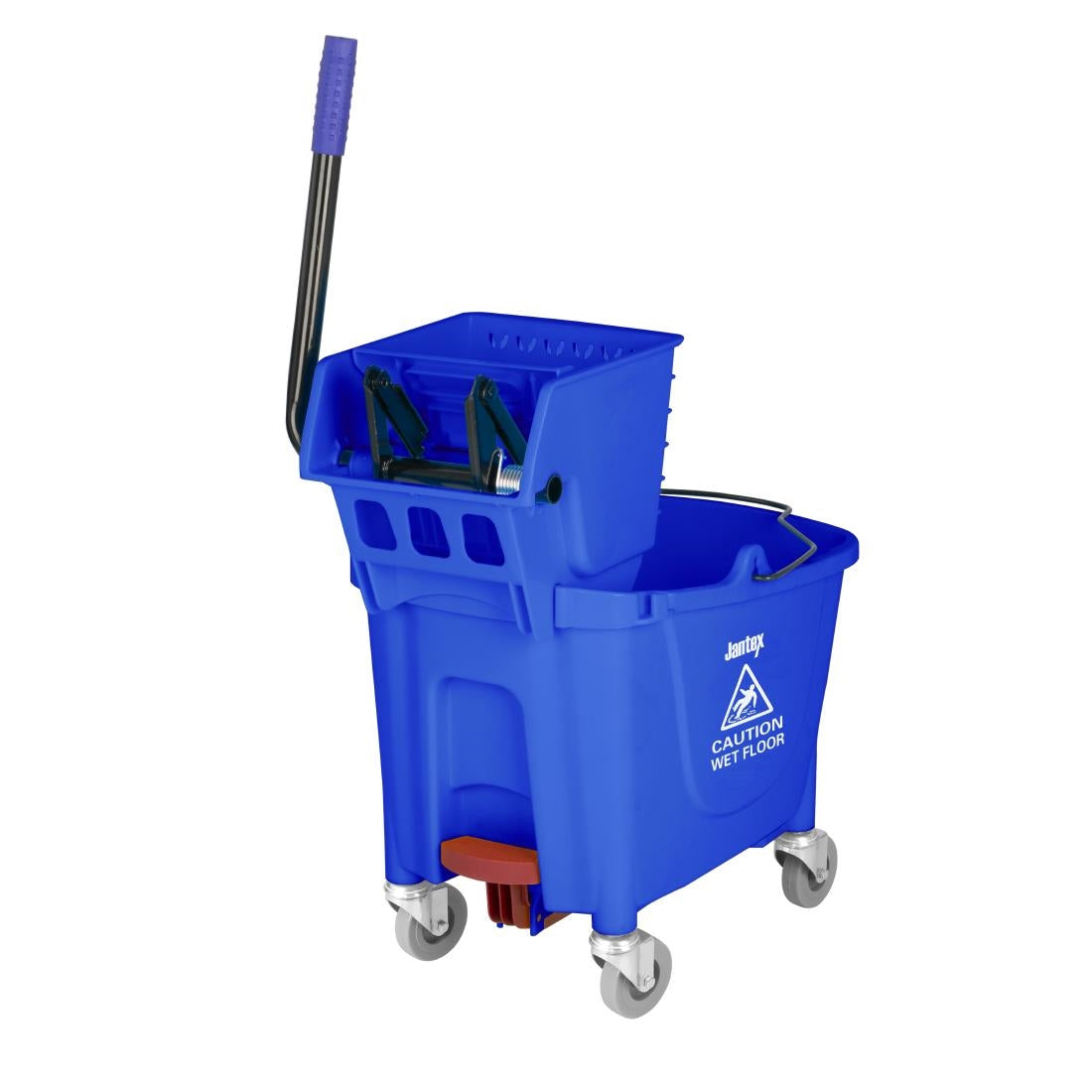 FW869 Jantex 30Ltr Dweilemmer Met Voetpedaalontgrendeling - Blauw