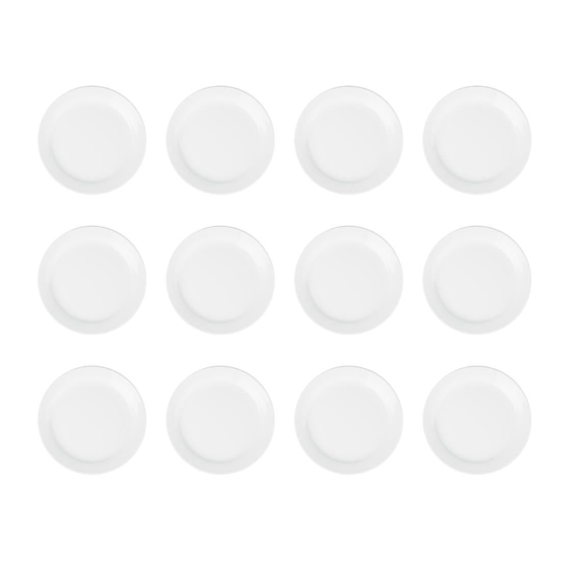 CF360 Olympia Athena Borden Met Smalle Rand 16,5cm (12 Stuks)