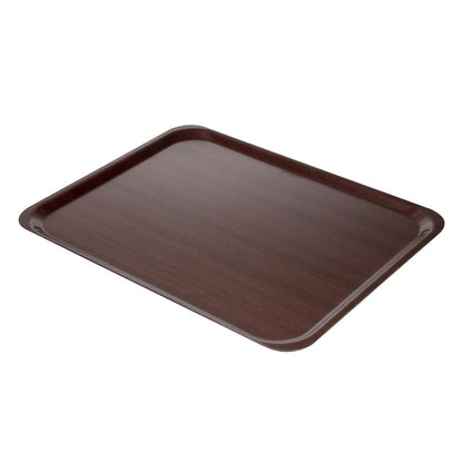 U417 Cambro Capri gelamineerd dienblad mahonie 46x36cm