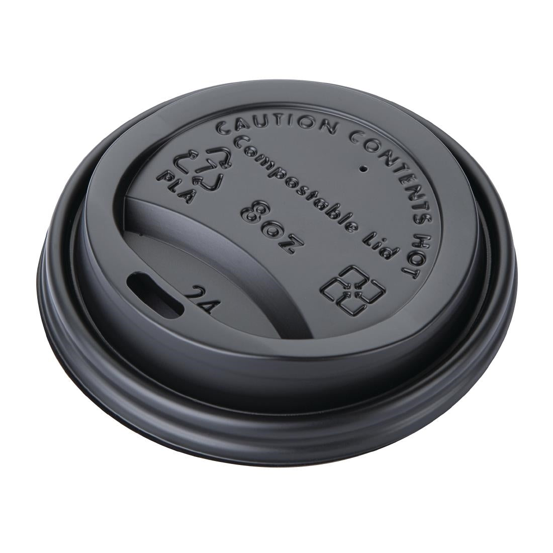 DS052 Fiesta Compostable composteerbare deksels voor 23cl koffiebekers (1000 stuks)