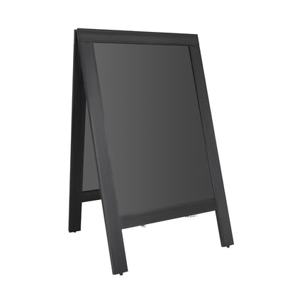 CU993 Olympia stoepplank zwart houten frame 700x1200mm