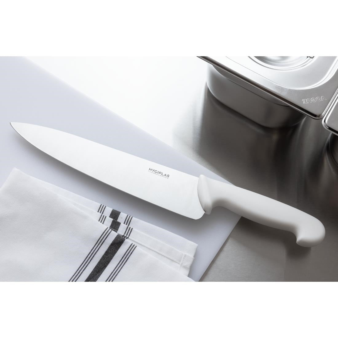 C879 Hygiplas koksmes 25,5cm wit