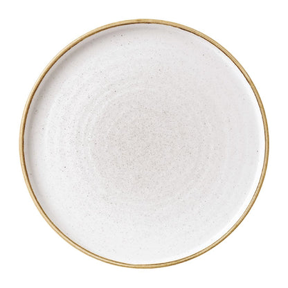 FC162 Churchill Stonecast Barley White Bord Met Opstaande Rand 22cm (6 stuks)