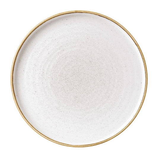 FC162 Churchill Stonecast Barley White Bord Met Opstaande Rand 22cm (6 stuks)