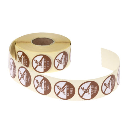 GJ060 Hygiplas glutenvrij voedseletiketten (1000 stuks)