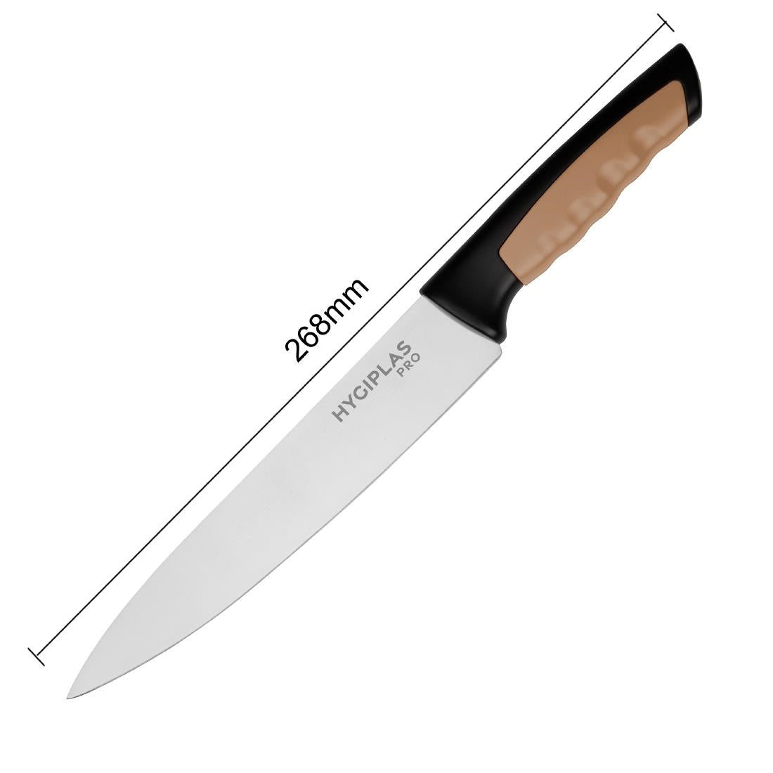 JD226 Hygiplas Pro koksmes bruin 21.5cm