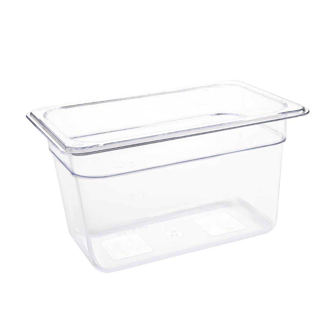 U238 Vogue polycarbonaat bak transparant GN 1/4 150mm