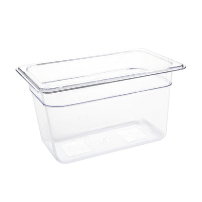 U238 Vogue polycarbonaat bak transparant GN 1/4 150mm
