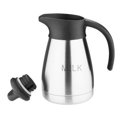 CL371 Olympia thermoskan met schroefdop en opschrift MILK 500ml