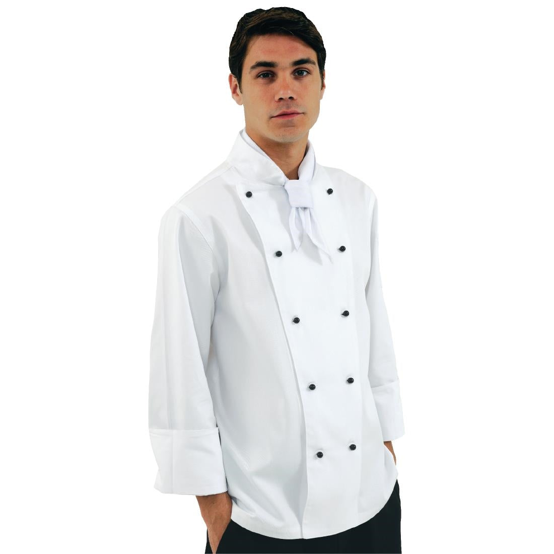 A010 Whites halsdoek wit
