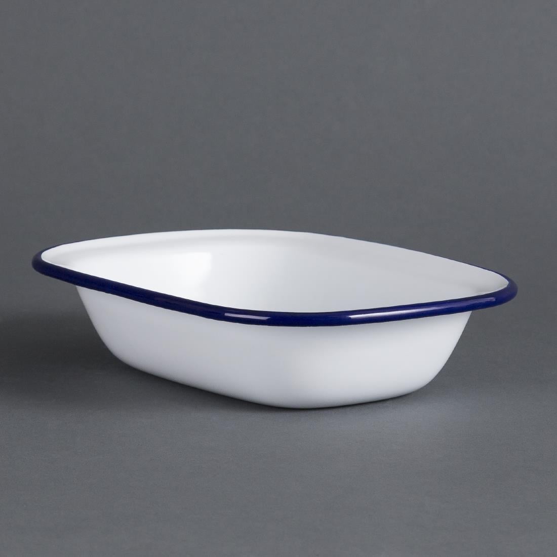 GM511 Olympia Emaille ovenschaal/serveerschaal 13,5x18cm (6 stuks)