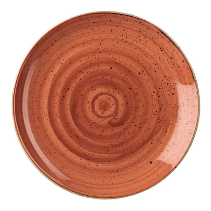 DK538 Churchill Stonecast Spiced Orange Evolve Coupe Bord 16.5cm (12 stuks)