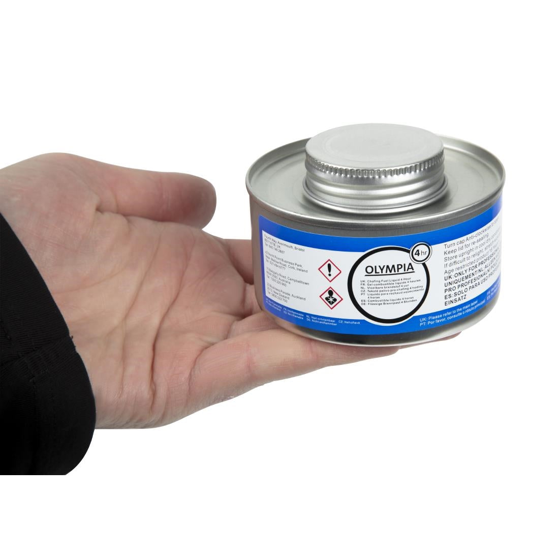CB734 Olympia vloeibare brandpasta 4 uur herbruikbaar lont (12 stuks)