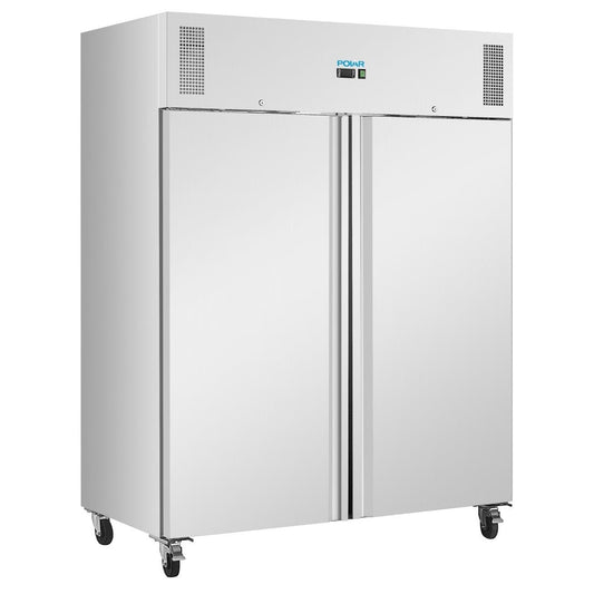 UA092 Polar U-Series Staande dubbeldeurs koelkast of vriezer 1300Ltr