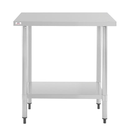 CH059 Nisbets Essentials RVS werktafel 800 x 600mm