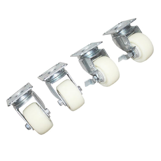 AK068 Polar Standaard En Zwenkwielen Met Rem (4 Stuks)