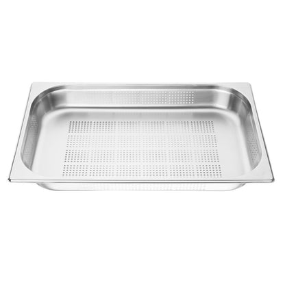 K840 Vogue roestvrijstalen geperforeerde 1/1 gastronorm bak 65mm