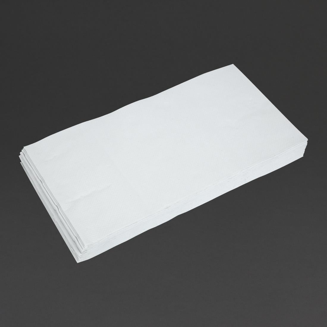 U215 Tork papieren tafelkleed wit 90x90cm (25 stuks)