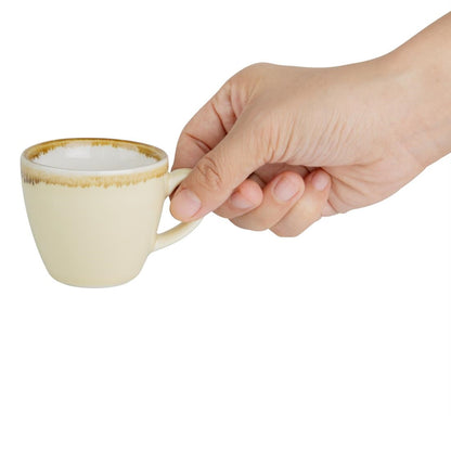 GP328 Olympia Kiln espressokopjes zandsteen 8,5cl (6 stuks)