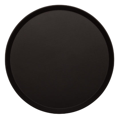 DB003 Cambro Treadlite rond antislip glasvezel dienblad zwart 35,5cm