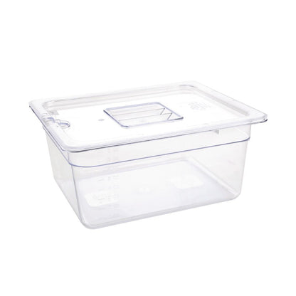 U230 Vogue polycarbonaat 1/2 gastronorm container 150mm helder
