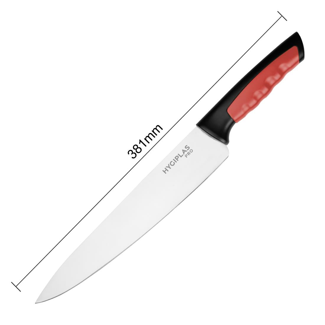 JD210 Hygiplas Pro koksmes rood 25cm