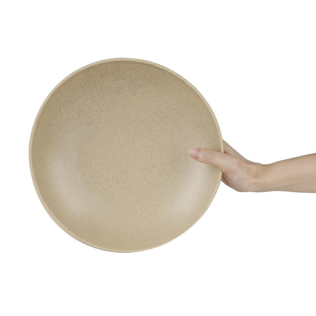 FC735 Olympia Build A Bowl Platte Kom Aardebruin 25x4,5cm (4 Stuks)