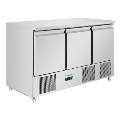 UA090 Polar U-Series Geventileerde 3-Deurs Saladette 400Ltr