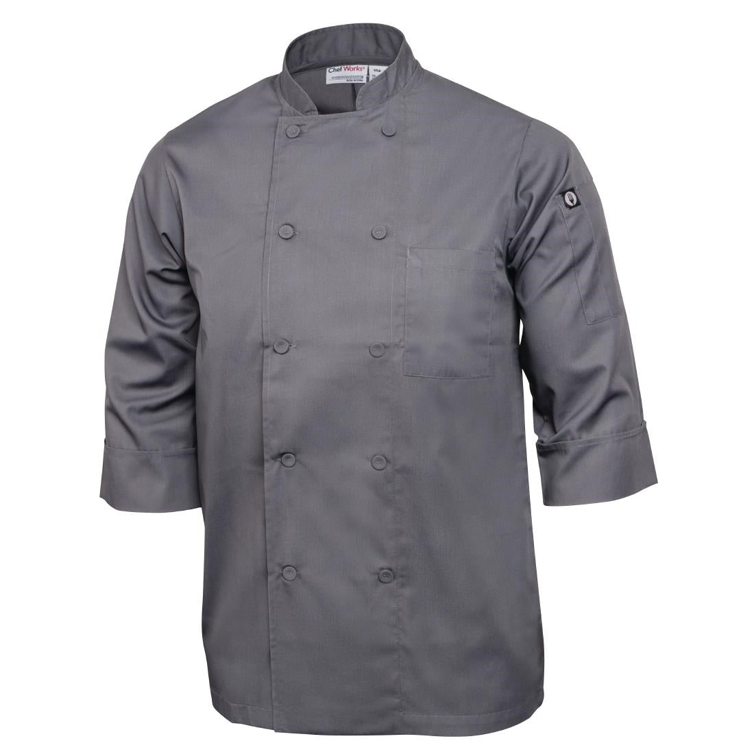 A934-S Chef Works unisex koksbuis grijs S